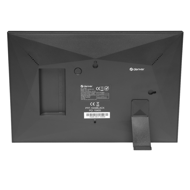 Skaitmeninis rėmelis 10.1& 39 & 39 16GB microSD WiFi Frameo PFF-1024B – juodas