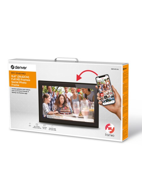 Skaitmeninis rėmelis 15,6 colių 8GB microSD WiFi garsiakalbis MP4 AVI Frameo PFF-1514B – juodas
 
Skaitmeninis rėmelis 15,6 colių 8GB microSD WiFi garsiakalbis MP4 AVI Frameo PFF-1514B – juodas