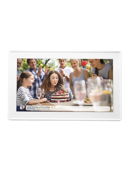 Skaitmeninis rėmelis 15,6 colių 16 GB „microSD“ WiFi garsiakalbis MPEG4 Frameo PFF-1515W – baltas
 
Skaitmeninis rėmelis 15,6 colių 16 GB „microSD“ WiFi garsiakalbis MPEG4 Frameo PFF-1515W – baltas