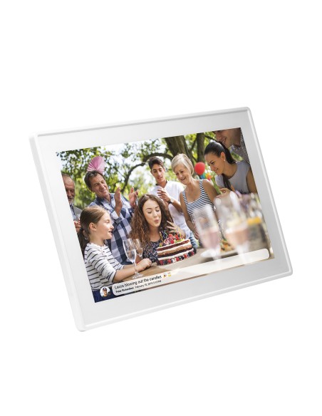 Skaitmeninis rėmelis 15,6 colių 16 GB „microSD“ WiFi garsiakalbis MPEG4 Frameo PFF-1515W – baltas
 
Skaitmeninis rėmelis 15,6 colių 16 GB „microSD“ WiFi garsiakalbis MPEG4 Frameo PFF-1515W – baltas