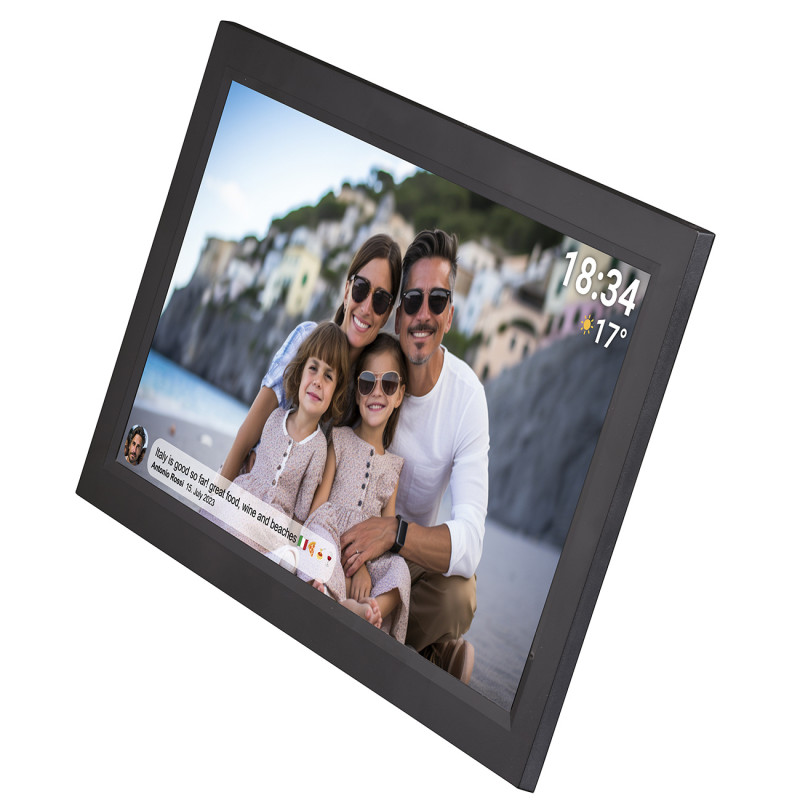 Skaitmeninis rėmelis 15.6& 39 & 39 16GB microSD WiFi Frameo PFF-1503B – juodas
