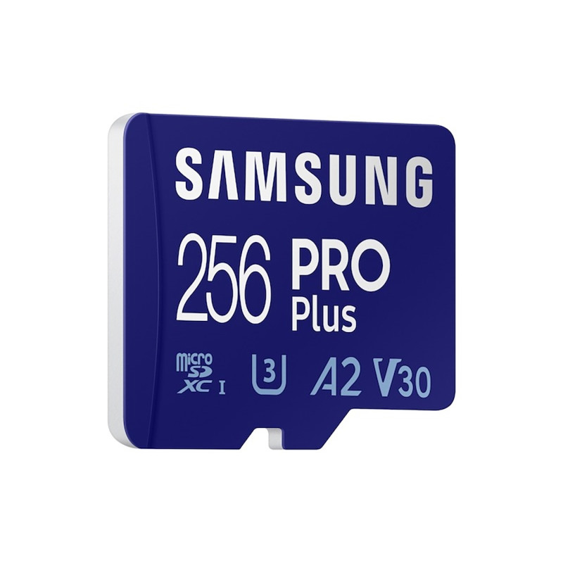 Samsung MicroSDXC 256Gb PRO Plus atminties kortelė su microSD adapteriu