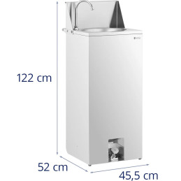 
Nešiojamas mobilus koja valdomas praustuvas STEEL G1/ 2& 39 & 39 