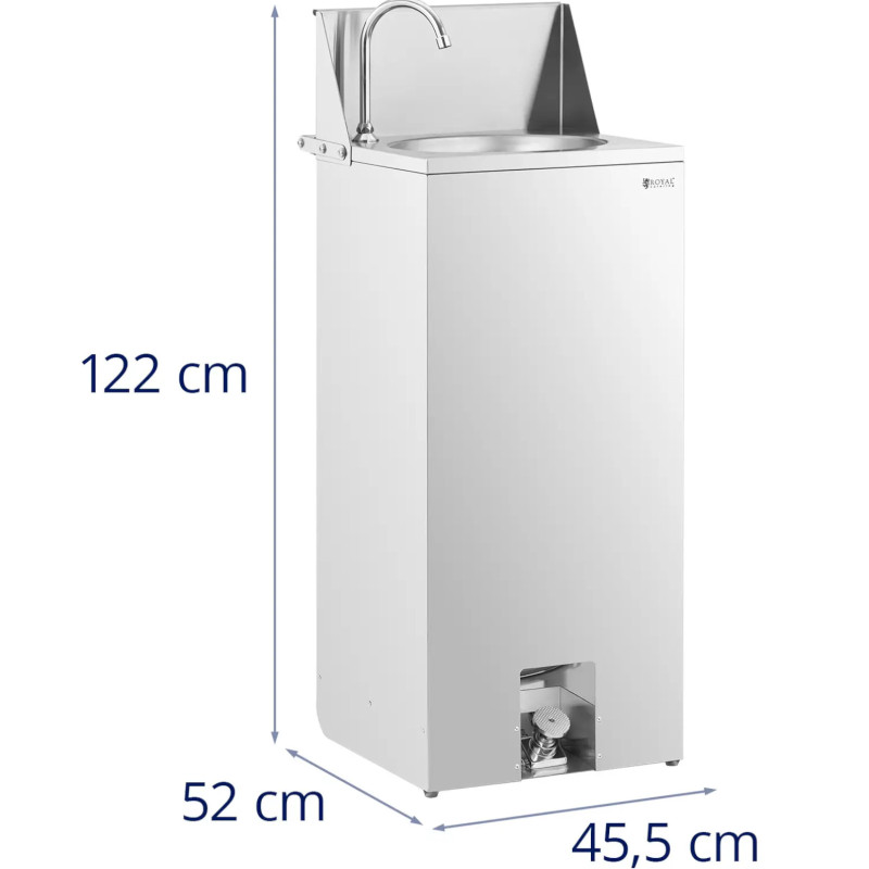 Nešiojamas mobilus koja valdomas praustuvas STEEL G1/ 2& 39 & 39