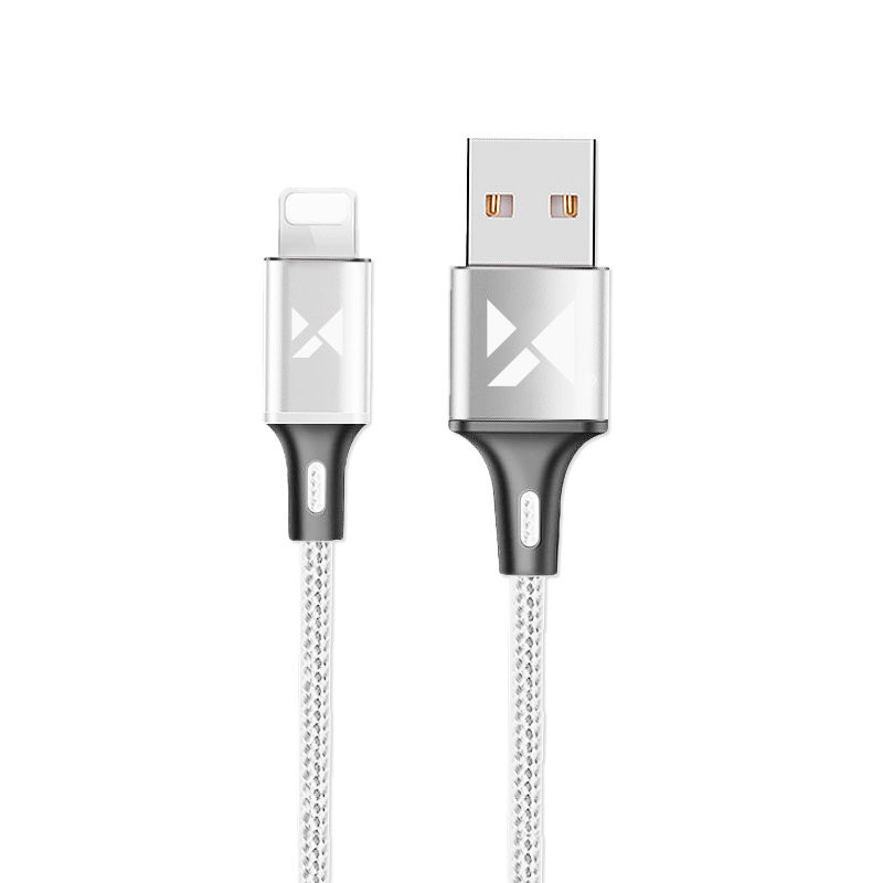 Kabelis USB laidas Iphone Lightning 2.4A 1m baltas