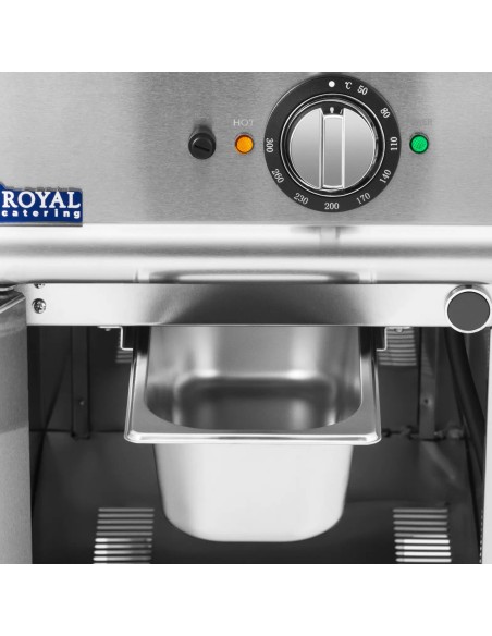 
Grilio plokštė elektrinė grilis su grioveliais su spintele 33,5 x 55 cm 5,4 kW
