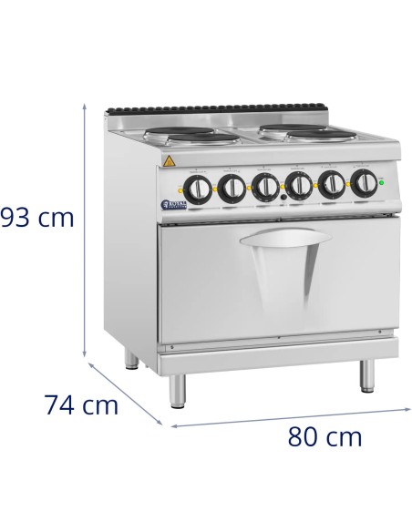 Elektrinė viryklė su orkaite 4 degiklių 400 V 13,9 kW
 
Elektrinė viryklė su orkaite 4 degiklių 400 V 13,9 kW