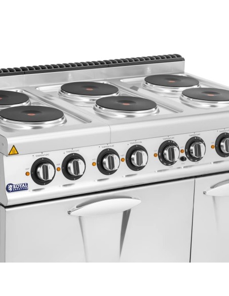 Elektrinė viryklė su orkaite, spintele, 6 degikliai, 400 V, 19,1 kW
 
Elektrinė viryklė su orkaite, spintele, 6 degikliai, 400 V, 19,1 kW