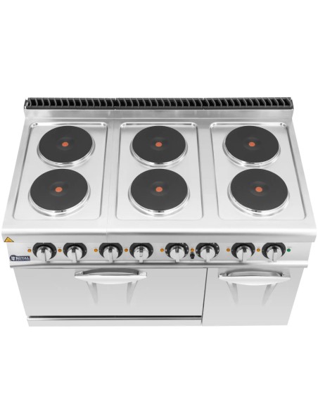 Elektrinė viryklė su orkaite, spintele, 6 degikliai, 400 V, 19,1 kW
 
Elektrinė viryklė su orkaite, spintele, 6 degikliai, 400 V, 19,1 kW