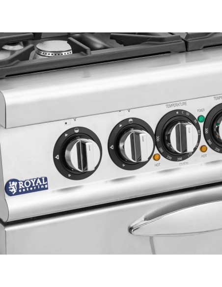 Dujinė viryklė su orkaite 4 degiklių 14,4 kW
 
Dujinė viryklė su orkaite 4 degiklių 14,4 kW