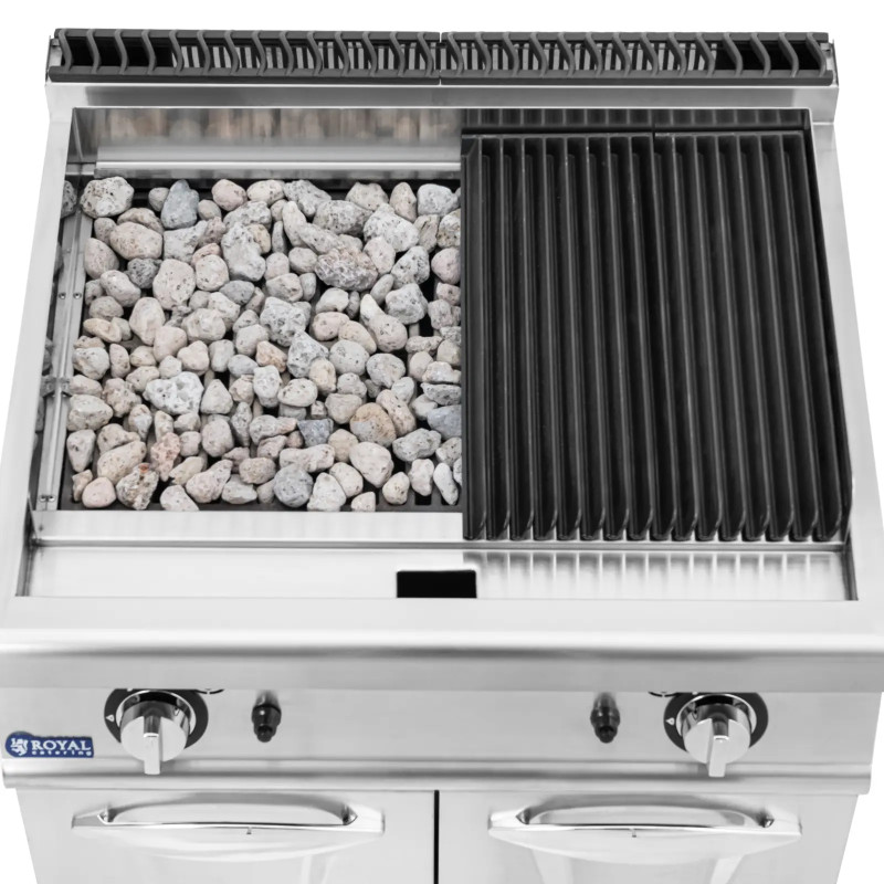 Lavos grilis propanui / SND / gamtinėms dujoms 2 x 8 kW 50-460 C