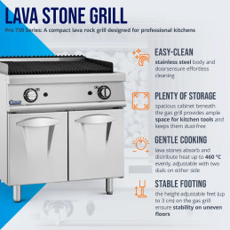 
Lavos grilis propanui / SND / gamtinėms dujoms 2 x 8 kW 50-460 C
