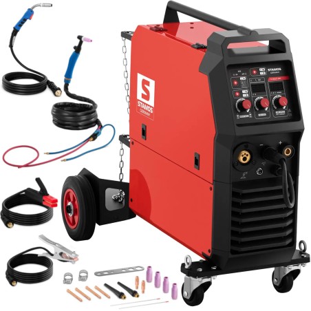Daugiafunkcinis suvirinimo aparatas MIG/ MAG TIG MMA FCAW 300 A 400 V
 
Daugiafunkcinis suvirinimo aparatas MIG/ MAG TIG MMA FCAW 300 A 400 V