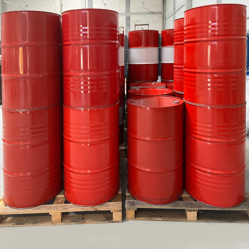 
Plieninė metalinė statinė TH 216.5L su grioveliais, 3/ 4 ir 2 kamšteliai dangtelyje - SPALVŲ MIŠINIS
