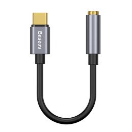 
Ausinių adapteris USB-C – mini lizdas 3,5 mm DAC 24 bitai 48 kHz – pilka
