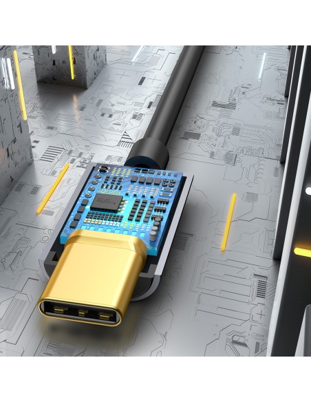 Ausinių adapteris USB-C – mini lizdas 3,5 mm DAC 24 bitai 48 kHz – pilka
 
Ausinių adapteris USB-C – mini lizdas 3,5 mm DAC 24 bitai 48 kHz – pilka
