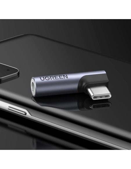 USB-C (vyriškas) – 3,5 mm mini lizdas (moteriškas) kampinis garso adapteris – pilkas
 
USB-C (vyriškas) – 3,5 mm mini lizdas (moteriškas) kampinis garso adapteris – pilkas
