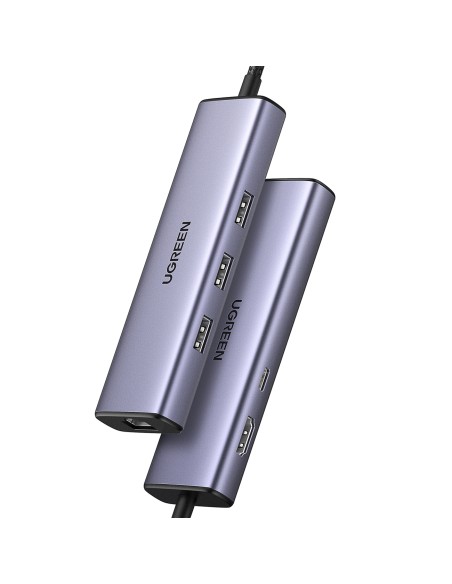 6in1 HUB adapteris USB-C – 3x USB-A 3.0 / HDMI / RJ45 / USB-C PD - pilka
 
6in1 HUB adapteris USB-C – 3x USB-A 3.0 / HDMI / RJ45 / USB-C PD - pilka
