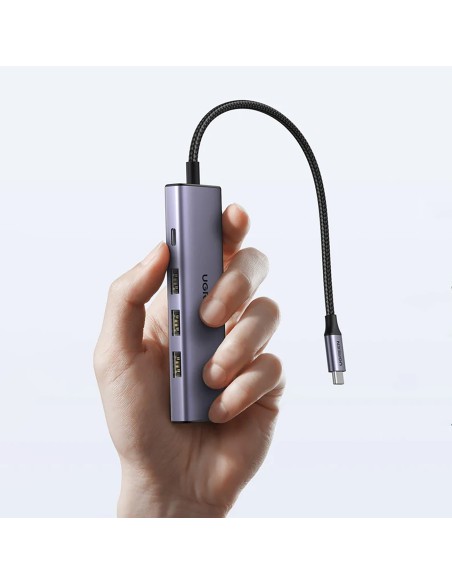 5in1 HUB adapteris USB-C - USB-C PD / HDMI / 3x USB-A 3.0 - pilka
 
5in1 HUB adapteris USB-C - USB-C PD / HDMI / 3x USB-A 3.0 - pilka