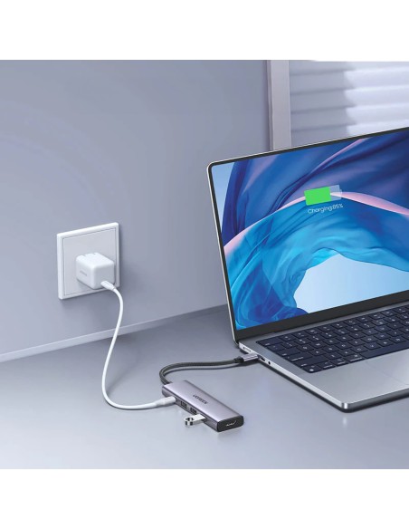 5in1 HUB adapteris USB-C - USB-C PD / HDMI / 3x USB-A 3.0 - pilka
 
5in1 HUB adapteris USB-C - USB-C PD / HDMI / 3x USB-A 3.0 - pilka