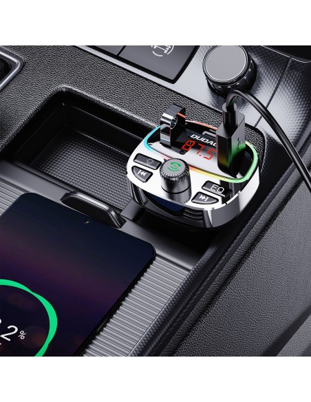 R2PRO+ automobilinis siųstuvas su PD 25W įkrovimo prievadais Bluetooth 5.3 RGB – juoda ir sidabrinė
 
R2PRO+ automobilinis siųstuvas su PD 25W įkrovimo prievadais Bluetooth 5.3 RGB – juoda ir sidabrinė