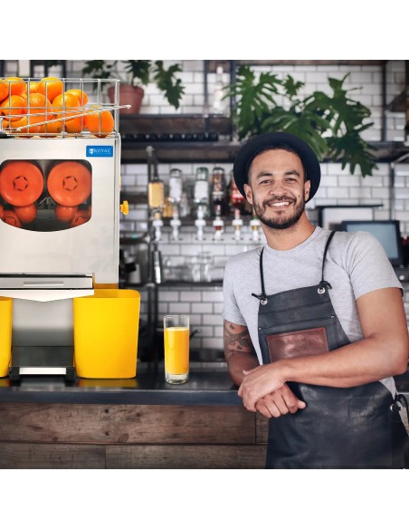 
Pusiau automatinė apelsinų sulčiaspaudė 20 vnt/ min 120 W
