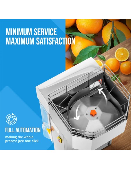 
Automatinė apelsinų sulčiaspaudė 20 vnt/ min 200 W
