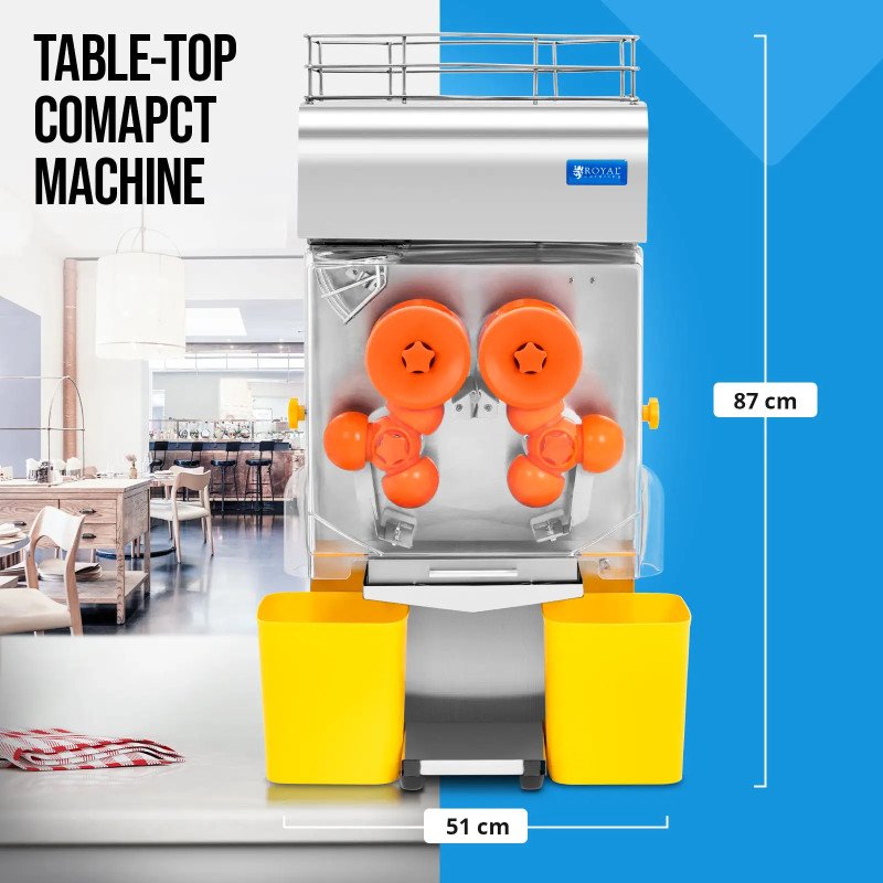 
Automatinė apelsinų sulčiaspaudė 20 vnt/ min 200 W
