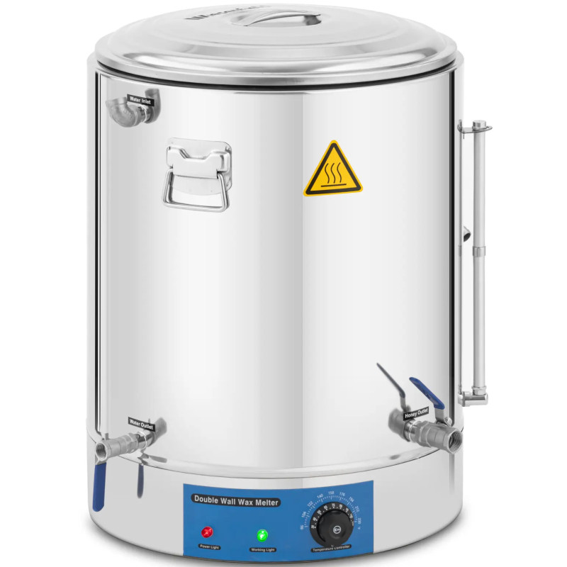 Medaus separatorius su šildymo apvalkalu 70 l 30-110C 3000 W