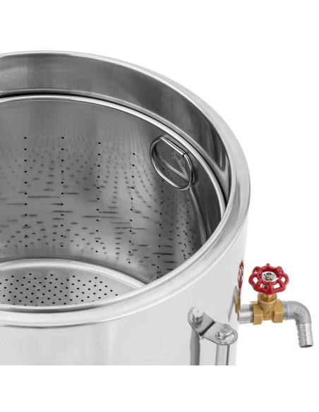 Medaus separatorius su šildymo apvalkalu 70 l 30-110C 3000 W
 
Medaus separatorius su šildymo apvalkalu 70 l 30-110C 3000 W