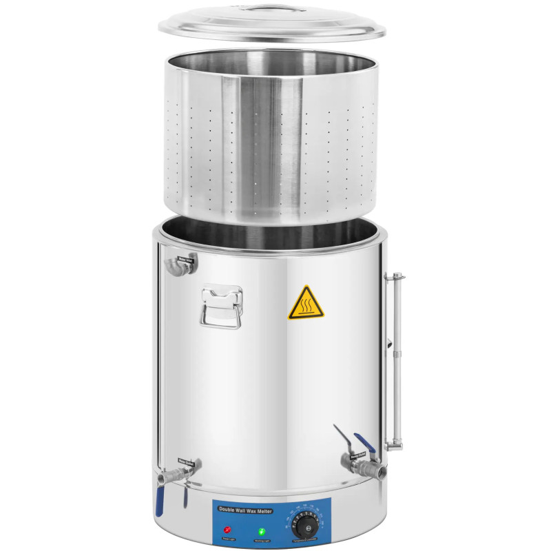 Medaus separatorius su šildymo apvalkalu 70 l 30-110C 3000 W