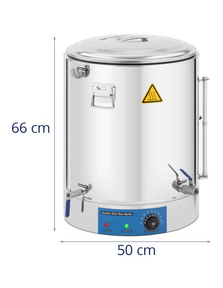 Medaus separatorius su šildymo apvalkalu 70 l 30-110C 3000 W
 
Medaus separatorius su šildymo apvalkalu 70 l 30-110C 3000 W