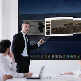 
Lazerinis žymeklis su nuotolinio valdymo pulteliu pristatymams iki 100 m WiFi 2,4 GHz USB-A/ C – pilka
