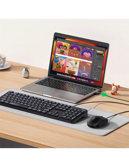Laidinė klaviatūra su Num Lock, skirta Windows MacOS iOS Linux 1,5 m – juoda
 
Laidinė klaviatūra su Num Lock, skirta Windows MacOS iOS Linux 1,5 m – juoda