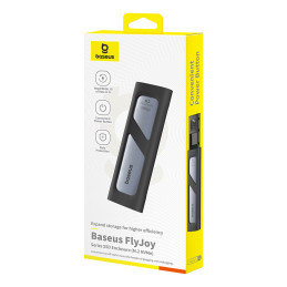 
FlyJoy M.2 NVMe 10Gb/ s UASP TRIM SSD Caddy iki 8TB – pilka
