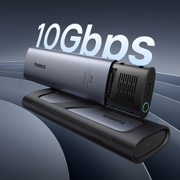 
FlyJoy M.2 NVMe 10Gb/ s UASP TRIM SSD Caddy iki 8TB – pilka
