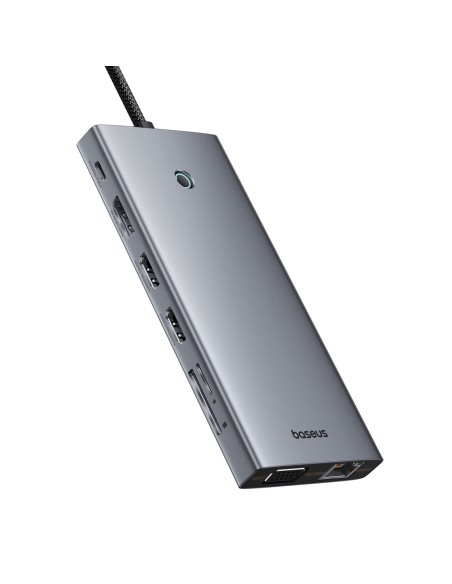 13in1 HUB adapteris PortalJoy Series USB-C HDMI DP VGA USB-A PD RJ45 SD TF AUX – pilka
 
13in1 HUB adapteris PortalJoy Series USB-C HDMI DP VGA USB-A PD RJ45 SD TF AUX – pilka