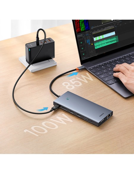13in1 HUB adapteris PortalJoy Series USB-C HDMI DP VGA USB-A PD RJ45 SD TF AUX – pilka
 
13in1 HUB adapteris PortalJoy Series USB-C HDMI DP VGA USB-A PD RJ45 SD TF AUX – pilka