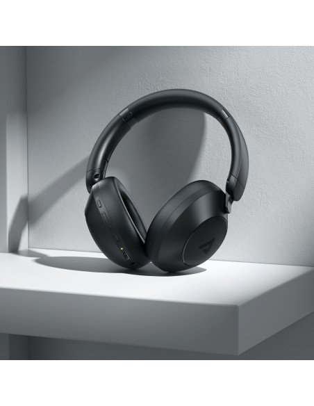 
H3 Bluetooth belaidės ausinės su ANC USB-C IPX4 – juodos
