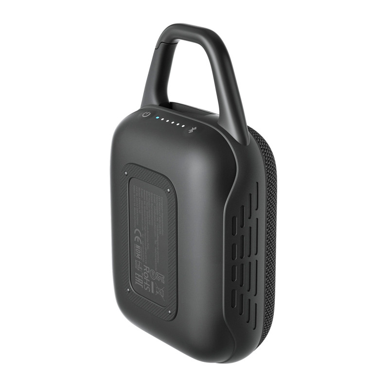 Mirtune H1 Bluetooth 8W mažas kelioninis belaidis garsiakalbis – juodas