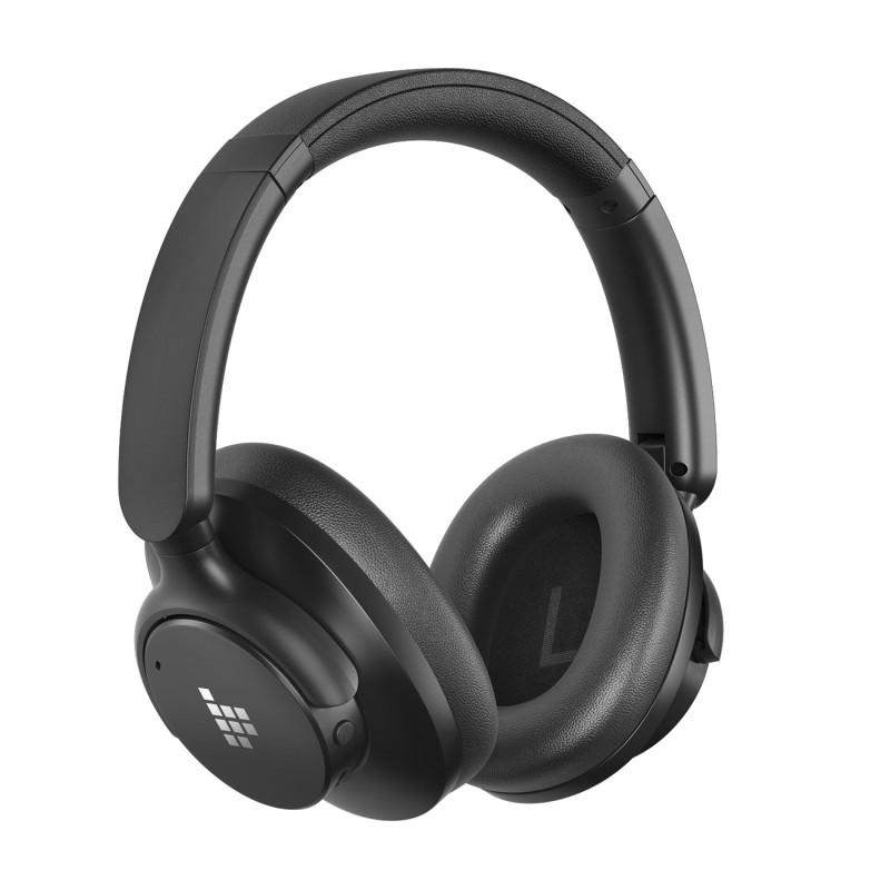 
„Sounfii Q20 ANC On-Ear Bluetooth 5.3“ belaidės ausinės – juodos
