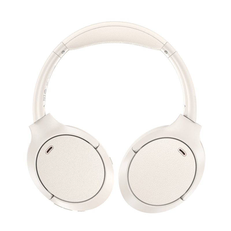 
H6 ANC belaidės Bluetooth 5.3 IPX4 ausinės ant ausų – baltos
