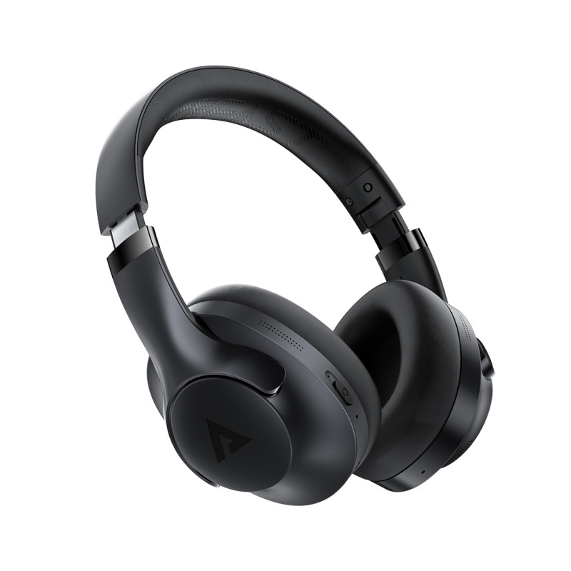
H4 ANC belaidės Bluetooth 5.3 IPX4 ausinės ant ausinių – juodos

