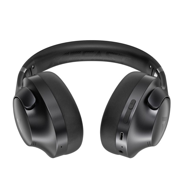 H4 ANC belaidės Bluetooth 5.3 IPX4 ausinės ant ausinių – juodos