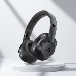 
H4 ANC belaidės Bluetooth 5.3 IPX4 ausinės ant ausinių – juodos
