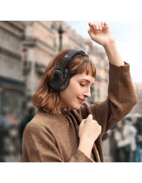 H4 ANC belaidės Bluetooth 5.3 IPX4 ausinės ant ausinių – juodos
 
H4 ANC belaidės Bluetooth 5.3 IPX4 ausinės ant ausinių – juodos
