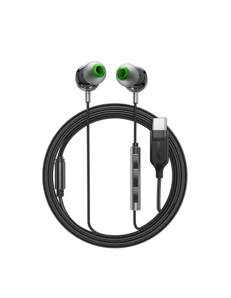 L5 laidinės ausinės USB-C 1,2 m – juodos
 
L5 laidinės ausinės USB-C 1,2 m – juodos