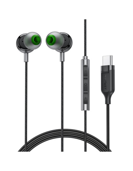 L5 laidinės ausinės USB-C 1,2 m – juodos
 
L5 laidinės ausinės USB-C 1,2 m – juodos