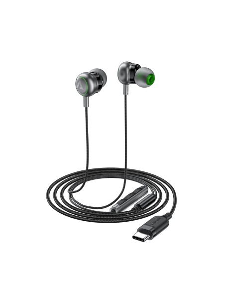 L5 laidinės ausinės USB-C 1,2 m – juodos
 
L5 laidinės ausinės USB-C 1,2 m – juodos