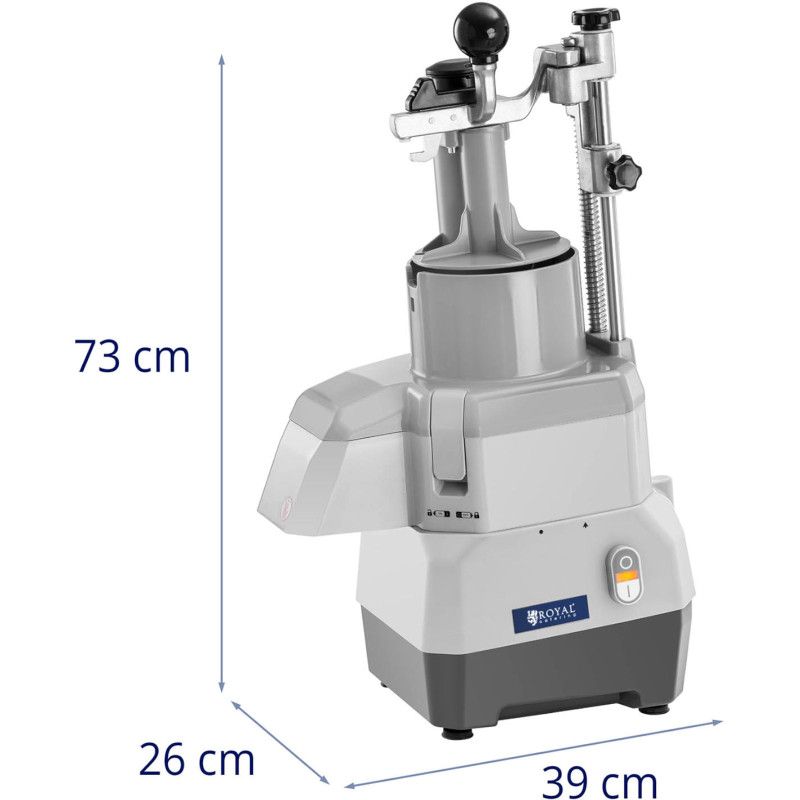 Elektrinė pjaustyklė daržovėms ir vaisiams dm. 174 mm 4 peiliai 735 W